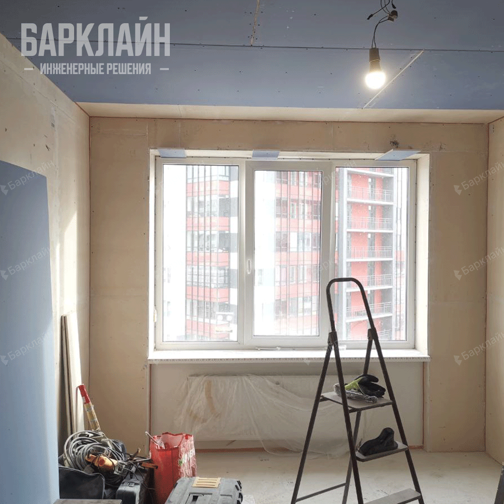«Комната в комнате» в ЖК «Невские паруса»: технология полной звукоизоляции квартиры от Барклайн
