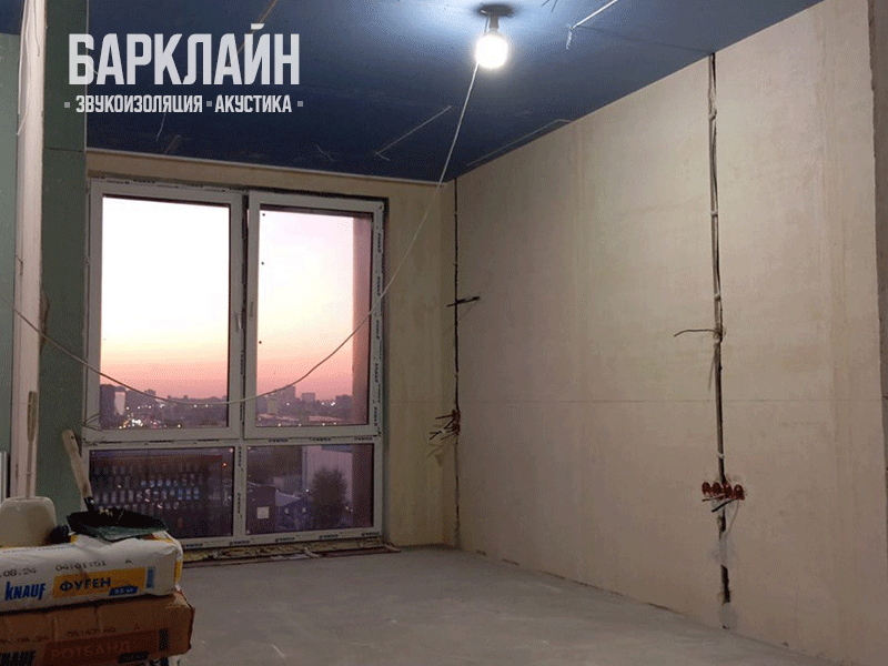 Тишина в студии.Звукоизоляция на основе систем «Барклайн Базовая Плюс», «Барклайн Стандарт Шиберакустик»