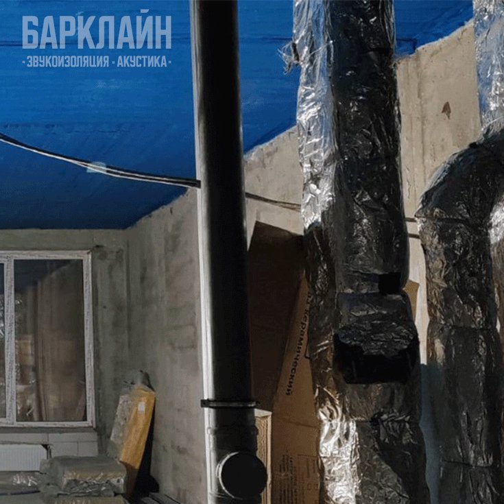 Шумоизоляция и звукоизоляция потолка квартиры в ЖК «Ривер Парк» c использованием  Барклайн ШиберАкустик Плюс