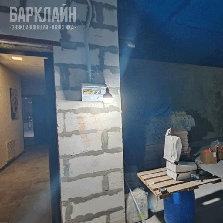 Шумоизоляция и звукоизоляция потолка квартиры в ЖК «Ривер Парк» c использованием  Барклайн ШиберАкустик Плюс