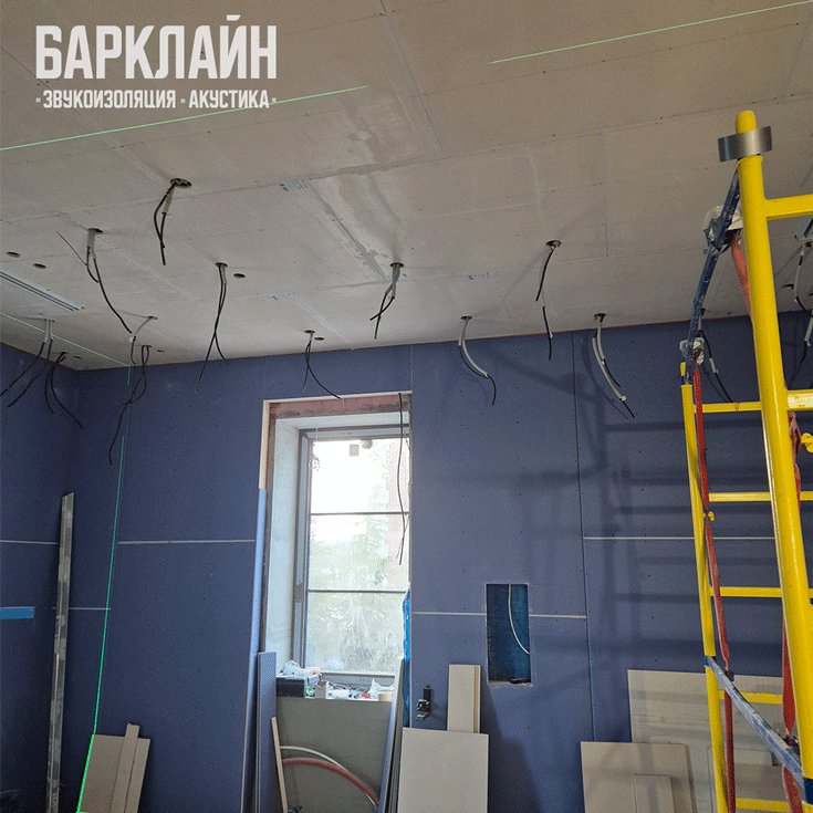 Фотографии про работы по звукоизоляции в коттедже с использованием высококачественных материалов «Барклайн Базовая Плюс»