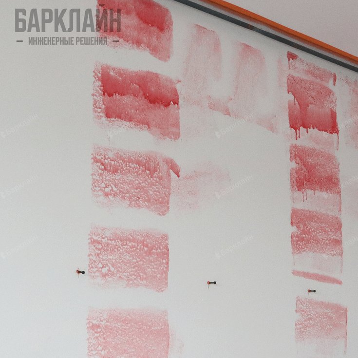 Нанесение клея для приклейки ШиберАкустик