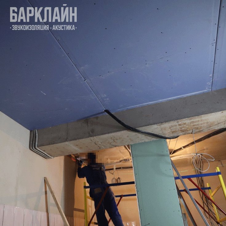 Монтаж звукоизоляционных материалов