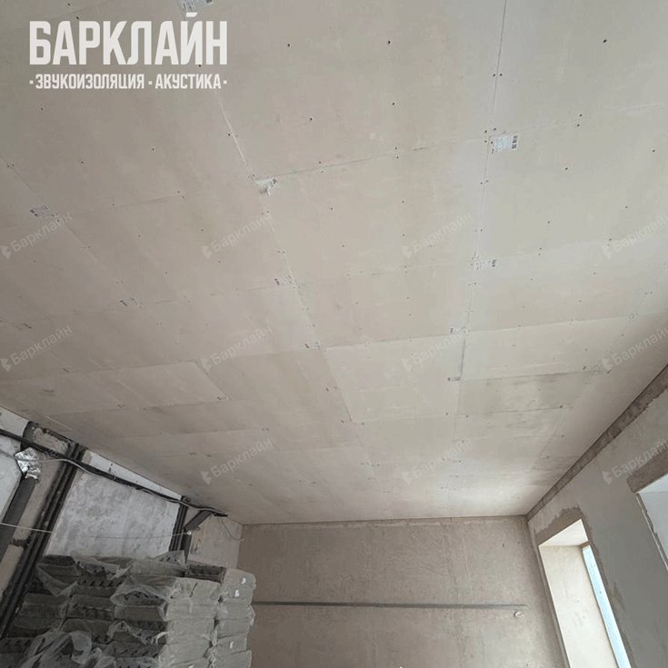 изображение до монтажа каркаса для звукоизоляции Барклайн Стандарт с акустической панелью УниПлит 15ПК
