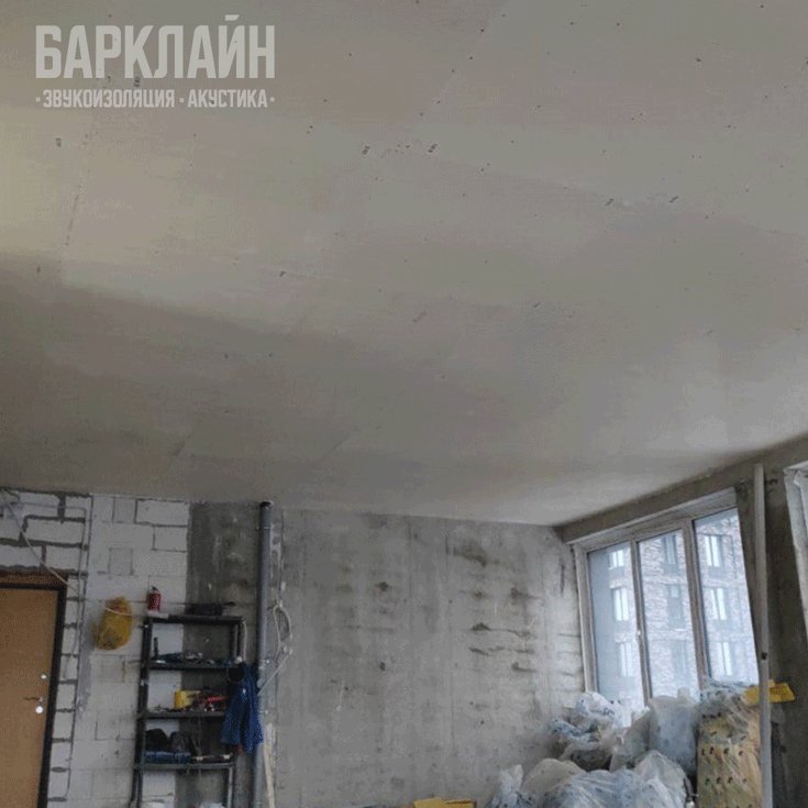 Шумоизоляция и звукоизоляция  квартиры в ЖК «Ривер Парк» c использованием  Барклайн ШиберАкустик Плюс