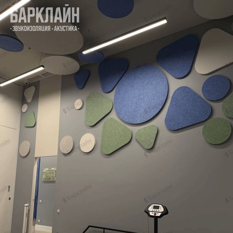 Дизайнерские акустические панели для зооцентра