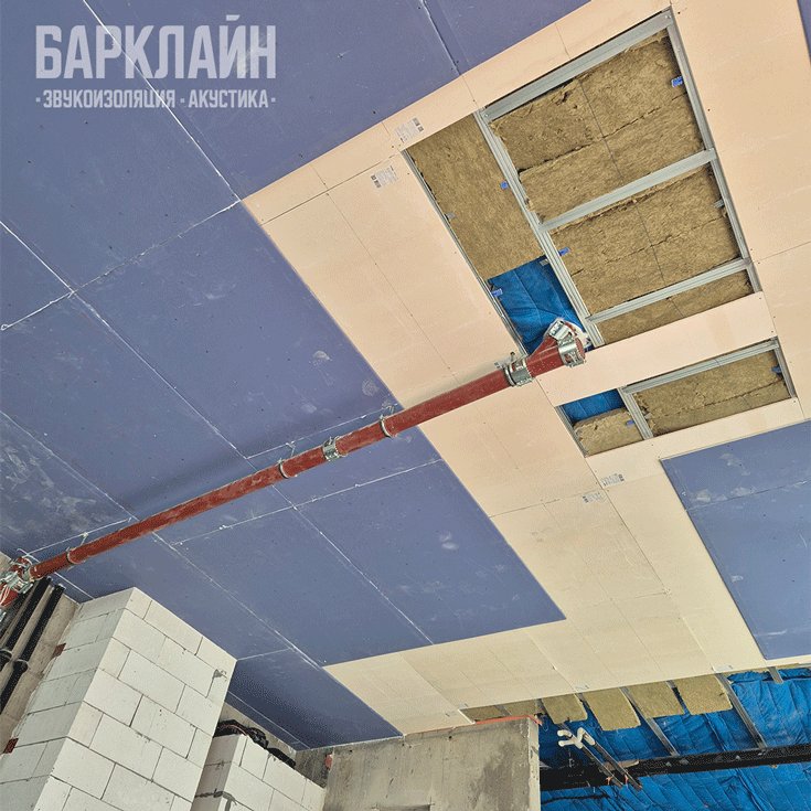 Каркасные системы «Барклайн Стандарт Плюс» для звукоизоляции коммерческих помещений различного назначения