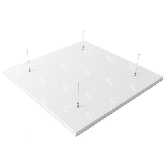 Акустический остров БасАкустик  квадрат 1000х1000х40мм