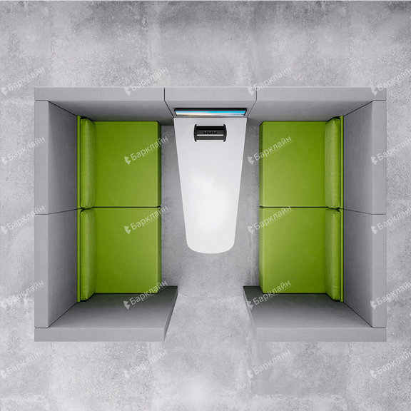 Акустические панели «Виридис Переговорная Мобили»