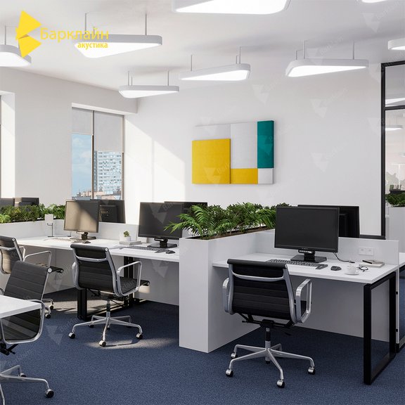 Акустическая панель «Виридис» (тканевые панно)