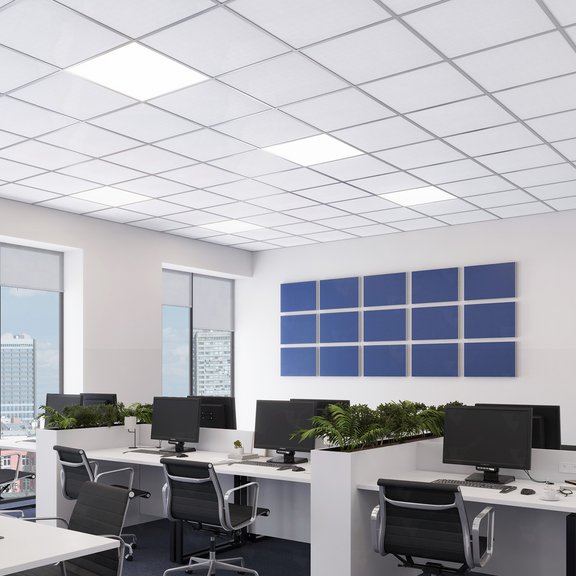 Акустическая панель БасАкустик (школа) СП 600х600х20