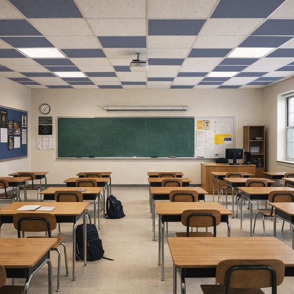 Акустическая панель БасАкустик (школа) СП 600х600х20