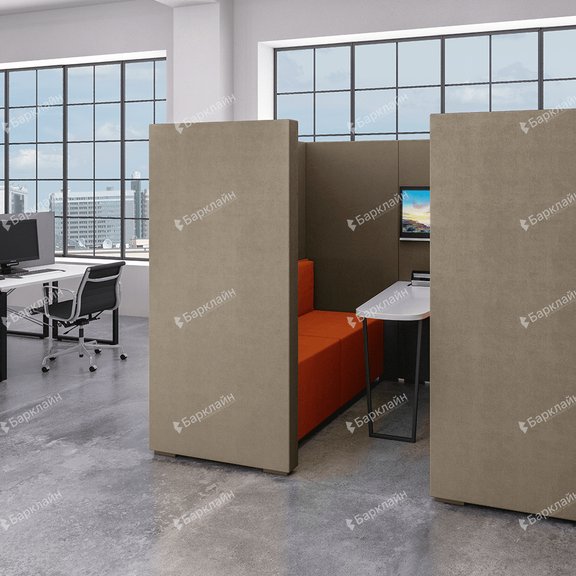 Акустические панели «Виридис Переговорная Мобили»