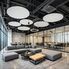 Акустический остров круг Виридис Фелт d.600 Базальт