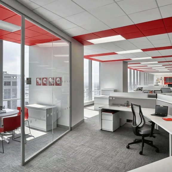 Акустическая панель БасАкустик (школа) СП 600х600х20