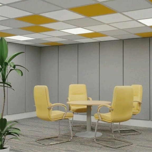 Акустическая панель БасАкустик (школа) СП 600х600х20