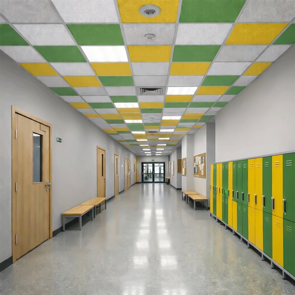 Акустическая панель БасАкустик (школа) СП 600х600х20