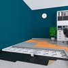 Звукоизоляционный мат ШиберАкустик ВМ 1,5х5 м (7.5 м2) Белый
