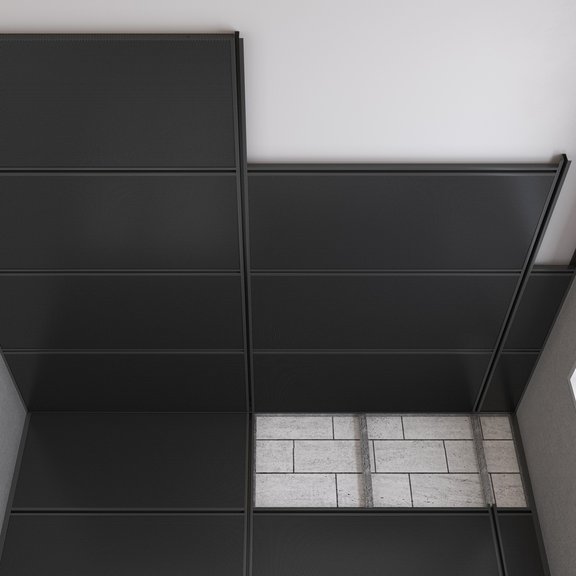 Акустическая панель Рауфон Металл 2400х300х40мм зеленый