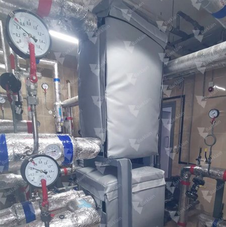 Шумоизоляция труб  чехол БаркИзол 1,5м вибро-шумоизоляционный