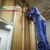 Бесконтактный монтаж каркаса для звукоизоляции Барклайн с использованием виброшайб Вибросорб 18мм