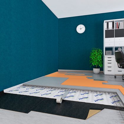 Система звукоизоляции пола (плавающая стяжка) «ВиброСорб Эласт ГидроПлюс»